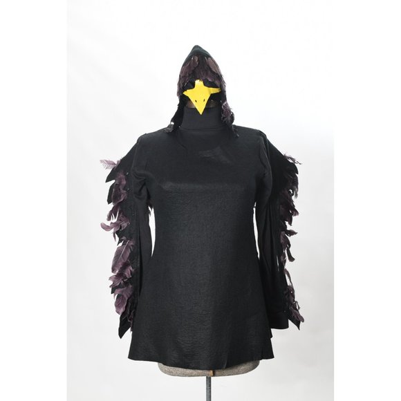 Black Bird Small Tunic Dress Halloween Costume - Picture 2 of 10